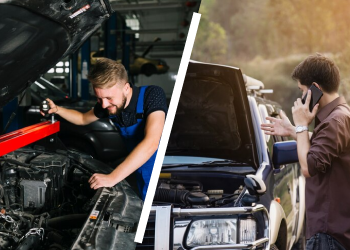 Roadside assistance services vs. car recovery services